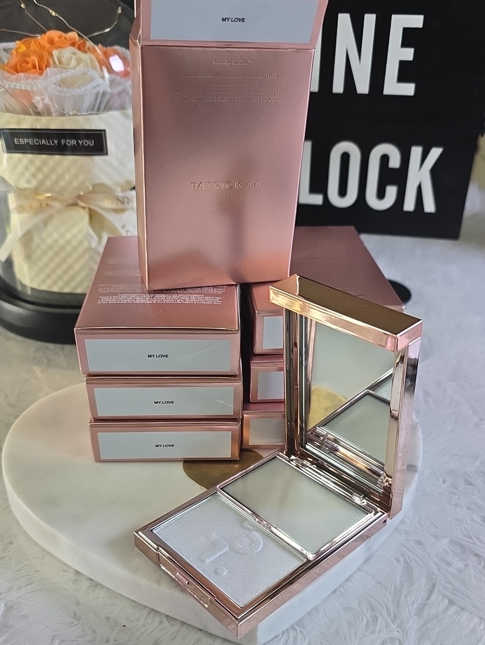 PATRICK TA MAJOR GLOW creme and powder light reflecting highlightr duo - My Love - Picture 2 of 4